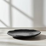 Külsan 43028.BL - Norma 2'li Siyah Yuvarlak Tabak Seti 28 Cm, Thermoset Melamin