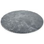 Külsan 47035.CAL - Slate Effect Callisto 5'li Pano Yuvarlak Sunum Tabak Seti 35 Cm, Thermoset Melamin