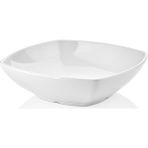 Külsan 7325.PW - Carre 2'li Beyaz Kare Kase Seti 25,5X29,2 Cm, Thermoset Melamin
