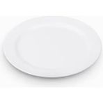 Külsan 8120.CW - Kplus 12'li Krem Beyaz Yuvarlak Pilav Tabak Seti 20 Cm, Thermoset Melamin
