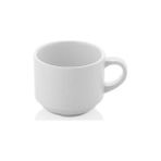 Külsan 9117-C.PW - Drinkware 4'lü Beyaz Kahve Fincan 8 cm 170 ml, Thermoset Melamin