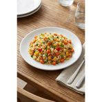 Külsan D3117.PW-Diamond 6'lı Beyaz Yuvarlak Tatlı, Pasta Tabak Seti 17 cm, Thermoset Melamin
