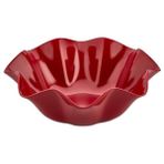 Külsan Dalgalı Kase Melamin 35 cm Kırmızı
