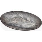 Külsan M11830.JUP - Tilda Matt 3'lü Jupiter Oval Tabak Seti 30X22,3 Cm, Thermoset Melamin - 30 x22,3 cm