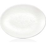 Külsan M11835.CW - Tilda Matt 2'li Krem Beyaz Oval Tabak Seti 35X26 Cm, Thermoset Melamin - 35 x 26 cm