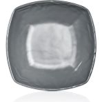 Külsan M7325.G - Thermoset Carre Matt 2'li Kare Çukur Yemek Tabağı 25,5X29,2 cm - H.7,2 Cm, Thermoset Melamin - 25,5 x 29,2 cm