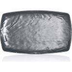 Külsan M7433.G - Carre Matt 3'lü Gri Dikdörtgen Tabak Seti 20X33 Cm, Thermoset Melamin - 20 x 33 cm