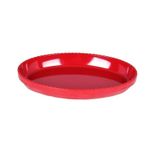 Külsan Melamin 40x25x5,5 cm Kırmızı Olie Oval Servis Tabağı