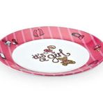 Külsan Thermoset Pembe 19 cm Kırılmaz Mama Tabağı- Bebek Tabağı