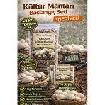 Kültür Mantarı Başlangıç Seti 1 Kg Tohum + Nem Ölçer + 10 Lt Activator 4 Sayfa Klavuz Hediyeli