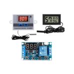 Kuluçka Makinesi Seti - 3 Parça - W3001 Termostat 220v - Isı Nem Ölçer - Zaman Rölesi-4926