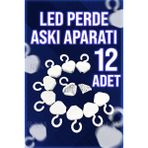Kulvar AVM Perde LED Askı Aparatı Perde LED Asma Aparatı - 633 - Beyaz