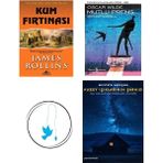 Kum Fırtınası - James Rollins + Mutlu Prens + Bilinmezi Bilme Sanatı + Uçan Kuş Ayraç (Bu Set Yeni ve Eski Kitaplardan Oluşmaktadır)