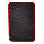 Kum Toplayıcı Fonsiyonel Kedi Tuvaleti Önü Paspası 50x75 Cm Kırmızı