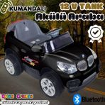 Kumandalı Bmw Akülü Araba Siyah - Kumandalı 12 Volt Tek Kişilik Akülü Araba Akülü Jeep - Tx5 Sport Akülü Araba