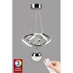 Kumandalı led avize 3 renk küçük dron toplu krom(salon,mutfak,yatak odası,koridor) - 1 - Ahşap