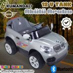 Kumandalı Mini Cooper Akülü Araba Gri - Kumandalı 12 Volt Tek Kişilik Akülü Araba Akülü Jeep - Turbo Coupe Akülü Araba