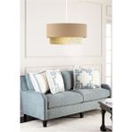 Kumaş Bohem Serisi Kumaş Sarkıt Avize Özel Ölçü AYD-3323 E27 Modern 61 - 70 cm Salon / Oturma Odası - Ahşap - Ceviz - Seçenek 1