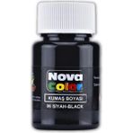Kumaş Boyası, Canlı Renkler, Solmaz, Tişört, Çanta, Tekstil Boyası-Siyah Renk 30ML-1 Adet