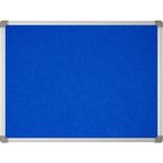 Kumaş Kaplı Mantar Pano - Okul Pano Su 120X140 cm Çuha Pano - Sınıf Panosu - Alüminyum Çerçeve - Lacivert
