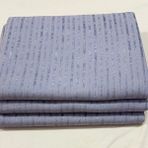 Kumaşçıtr Kaymaz Tabanlı Kadife Koltuk, Çekyat Örtüsü - Lüks Çizgili Desenli, Süngerli Duman Gri 170-205 cm - 170 x 205 cm - Koyu Gri