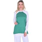 Kumaşlı Triko Tunik Ekru