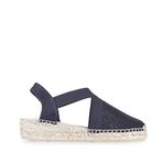 Kumaştan kadın vegan espadril - VELINO Siyah, 37 EU
