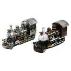 Kumbara Tren Dekoratif Biblo Kumbara Renkli 20X12x8cm Reçine