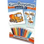 Kumbo Kum Boyama Beton Mikseri | İş Makineleri Kum Boyama Aktivite Seti Tekli Paket