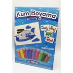 Kumbo Kum Boyama Kaptan Kanat | Uçak Kum Boyama Aktivite Seti Tekli Paket
