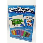 Kumbo Kum Boyama Pervaneli Uçak | Uçak Kum Boyama Aktivite Seti Tekli Paket