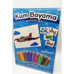 Kumbo Kum Boyama Süper Jet | Uçak Kum Boyama Aktivite Seti Tekli Paket