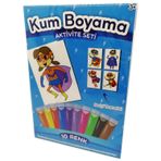 Kumbo Kum Boyama Süper Maske Süper Kahraman Kum Boyama Aktivite Seti