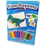 Kumbo Kum Boyama T-Rex Dinozor Kum Boyama Aktivite Seti