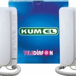 Kumel TeleDiafon 2'Li Asansör + Ambulans Telefonu 1 Merkez 1 Şube