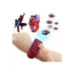Kumik Spiderman Orumcek Adam Arabali Ve Projeksiyonlu Saat 6 Farkli Karakteri Duvara Yansitir