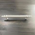 Kumru 96 Mm Beyaz Çekmece Dolap Mobilya Kulpu Sert Plastik Polimer