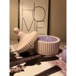 Kum's Design Dekoratif Kapaklı Kase Mum - Pembe