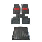 Kumsal Otomotiv Volkswagen Passat B7 Sedan 2011-2014 Bagaj Havuzu Negro Kırmızı Oto Paspas Seti