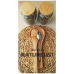 Kumsar Oval Ahşap Kirli Kaşıklık/kaşık Altlığı