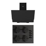 Kumtel 2'li Magic Cam Ankastre Set (ocak-davlumbaz) Antrasit