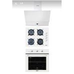 KUMTEL BEYAZ DİZAYN ANKASTRE SET ECO