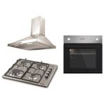 Kumtel Eko Inox Fırın Davlunmaz Ocak Ankastre 3lü Set