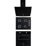 Kumtel Home DA6 830 - KO 40 TAHDF - B66-S2 Siyah 3'lü Ankastre Set