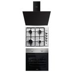 KUMTEL Inox - Siyah Ankastre Set B66-S2+KO-410 BF+DA6-833