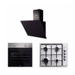 Kumtel Inox - Siyah Ankastre Set