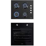 Kumtel KO-40TAHDF-B66-S2 Siyah 2'li Ankastre Set
