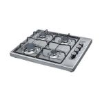 Kumtel Ko-420 Inox 4 Gözlü Gazlı Set Üstü Ocak Emaye Yüzey ile Kolay Temizlik Metal Malzeme