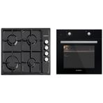 Kumtel KO-B66-S2+KO-410 BF Siyah 2'li Ankastre Set