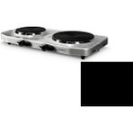 Kumtel LX-7021 Hotplate Çift Gözlü Gri Elektrikli Ocak